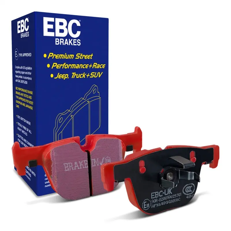 Ebc 12+ Bmw 335 3.0 Turbo (F30) Redstuff Rear Brake Pads 1