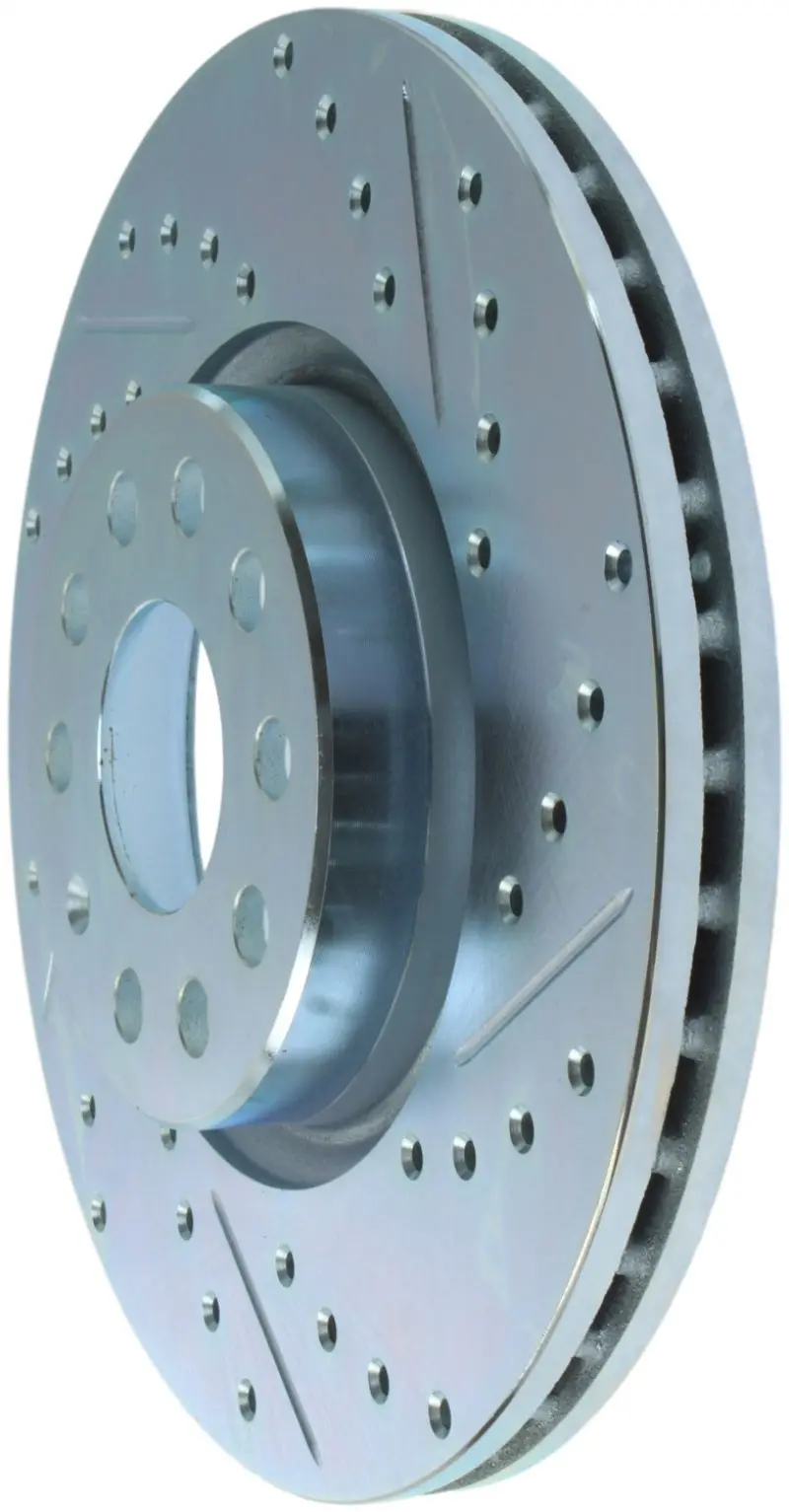 Stoptech Select Sport 06-17 Volkswagen Jetta Slotted & Drilled Front Left Rotor 1