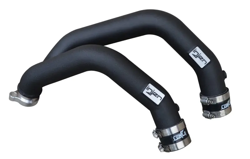 Injen 15-16 Bmw M3(F80)/M4 (F82/83) 3.0L L6 Twin Turbo 2Pc Aluminum Int. Charge Pipe - Wrinkle Black 1