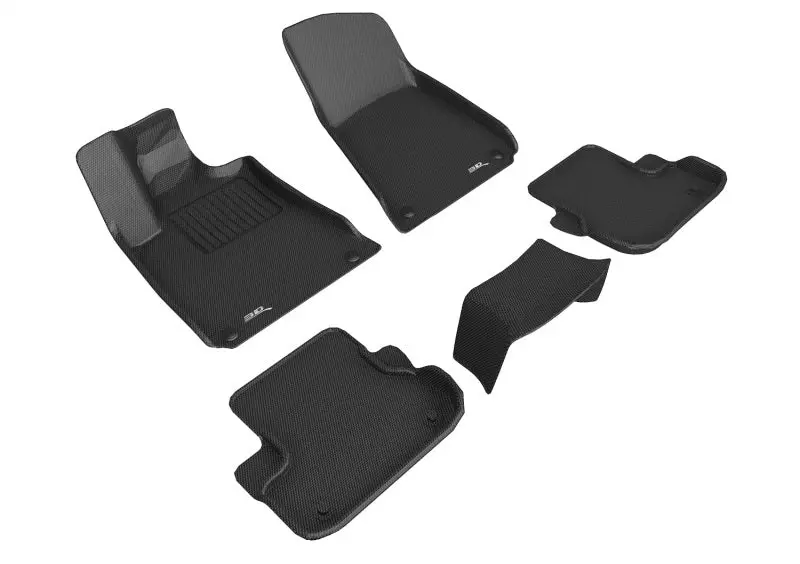 3D Maxpider 13-18 Maserati Ghibli Kagu Floor Mat- Black R1 R2 1