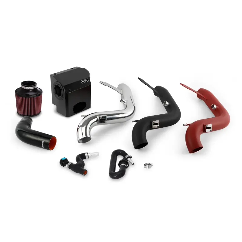 Mishimoto 2016 Ford Fiesta St 1.6L Performance Air Intake Kit - Wrinkle Red 1