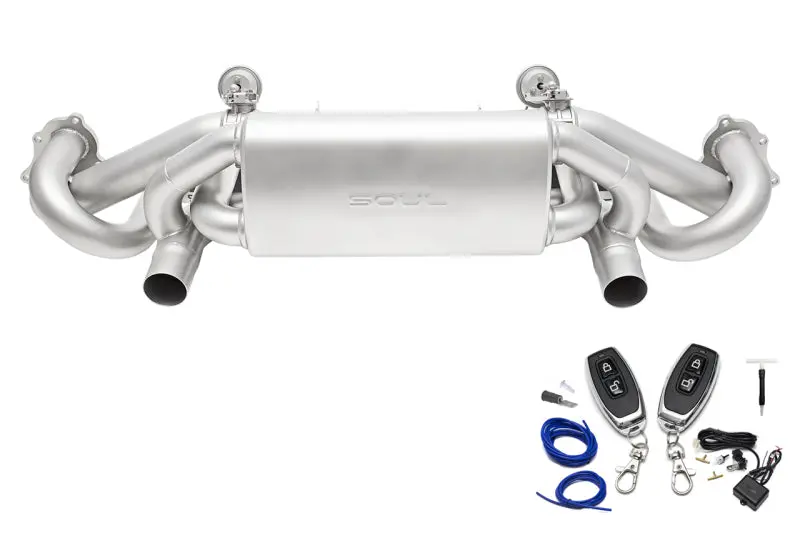 Soul 2020+ Porsche 718 Gt4 / Spyder / Gts Cayman Valved Exhaust - Reuse Tips - W/ Valve Controller 1