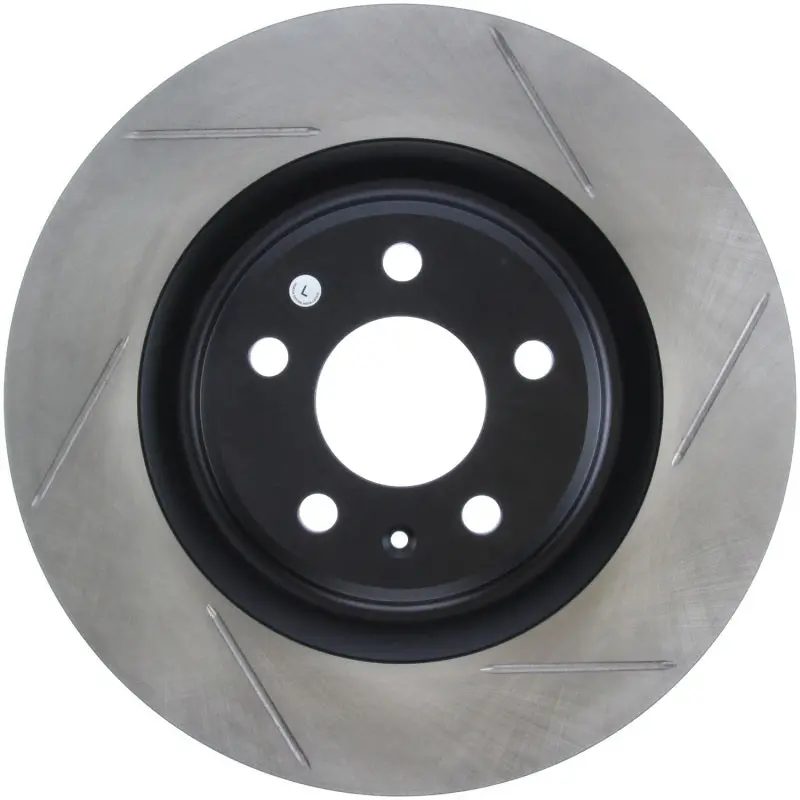 Stoptech Power Slot 12-13 Audi A6 Quattro/11-12 A7 Quattro / 10-13 S4 Rear Left Slotted Rotor 1