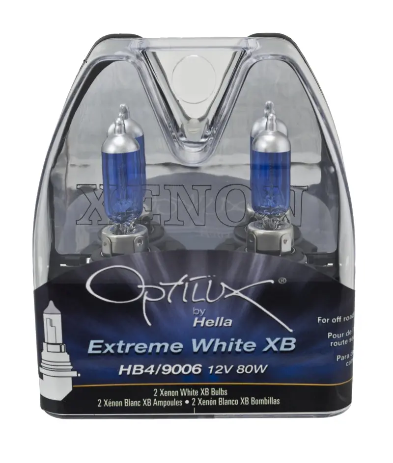 Hella Optilux Xb White Halogen Bulbs Hb4 12V 80W (2 Pack) 1