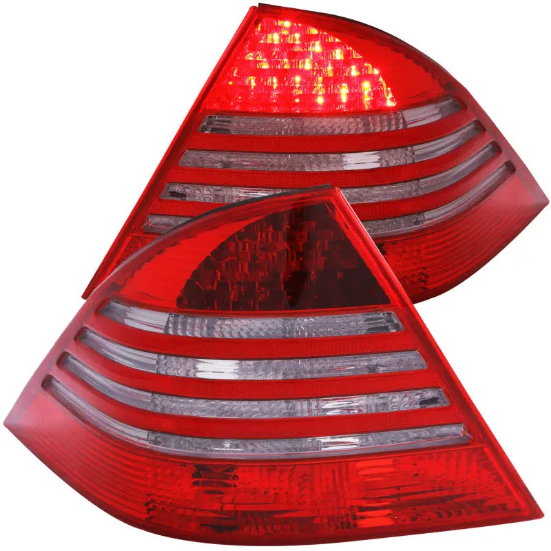 Anzo 2000-2005 Mercedes Benz S Class W220 Led Taillights Red/Smoke 1