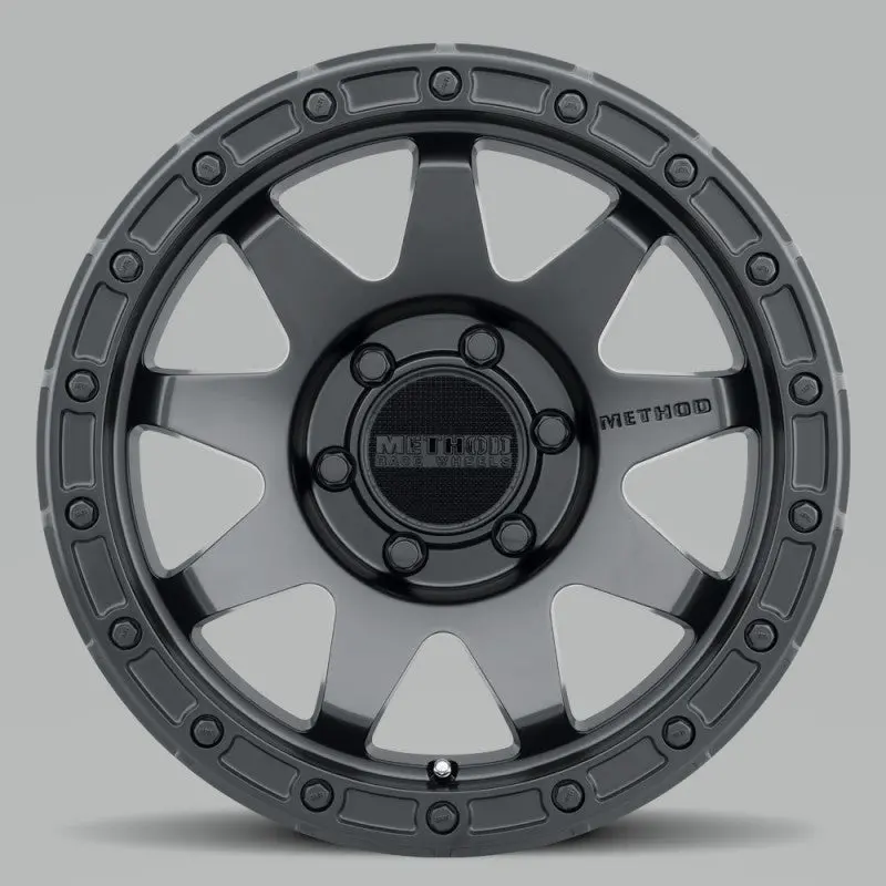 Method Mr317 20X9 0Mm Offset 6X5.5 106.25Mm Cb Matte Black Wheel 1