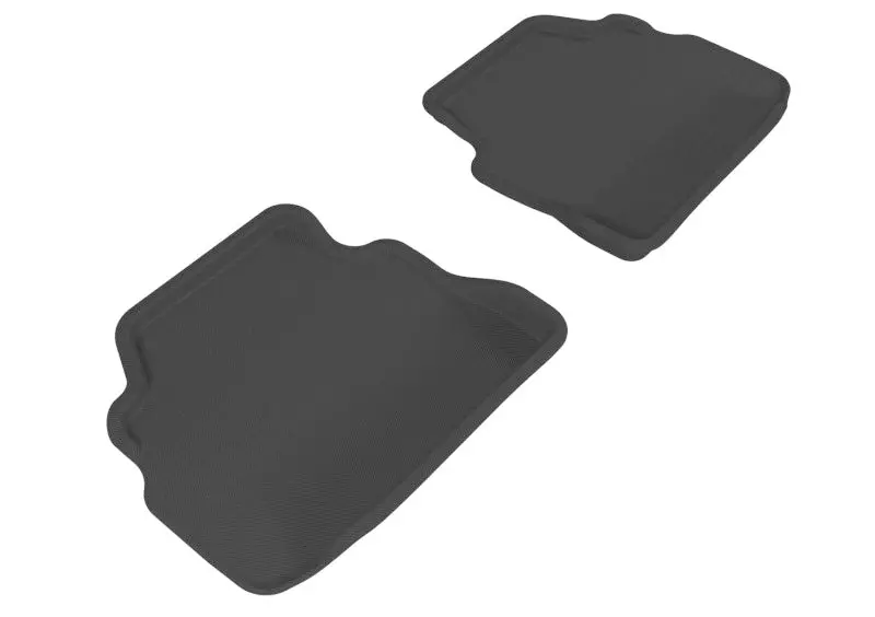 3D Maxpider 2007-2013 Bmw 3 Series E92 Kagu 2Nd Row Floormats - Black 1