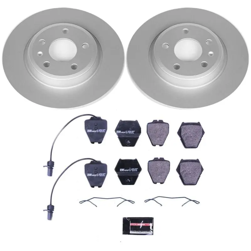 Power Stop 09-16 Audi A4 Rear Euro-Stop Brake Kit 1