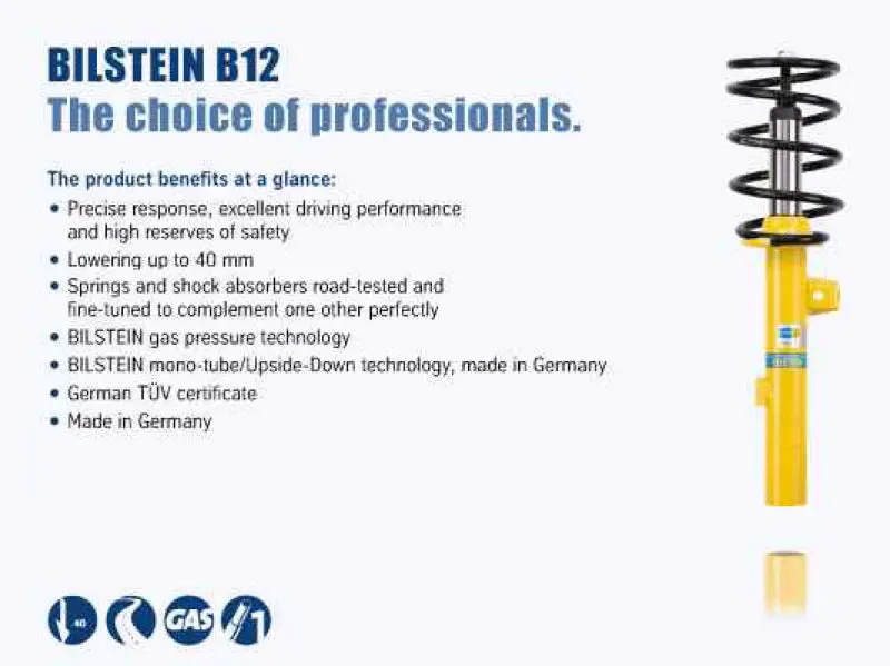 Bilstein B12 1987 Bmw 735I Base Front And Rear Suspension Kit 1
