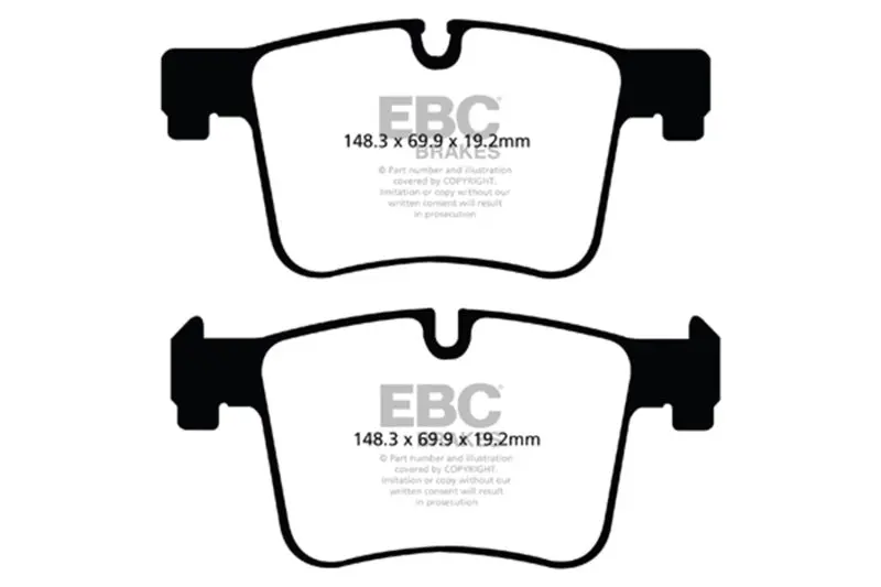 Ebc 11+ Bmw X3 2.0 Turbo (F25) Ultimax2 Front Brake Pads 2