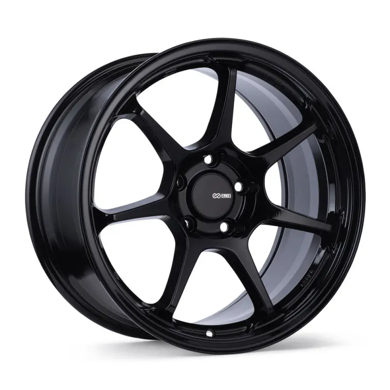 Enkei Ts-7 18X8.5 5X120 38Mm Offset 72.6Mm Bore Gloss Black Wheel 1