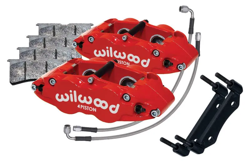 Wilwood 69-83 Porsche 911 Front Superlite Caliper Kit 3.5In Mt - Red 1