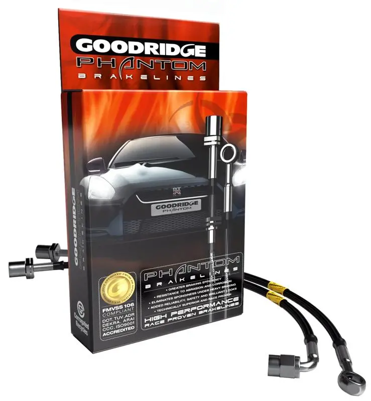 Goodridge Porsche 97-04 911/996/Boxster /05-11 911/997 C2/4/4S /12-13 911/991 Phantom Ss Brake Lines 1