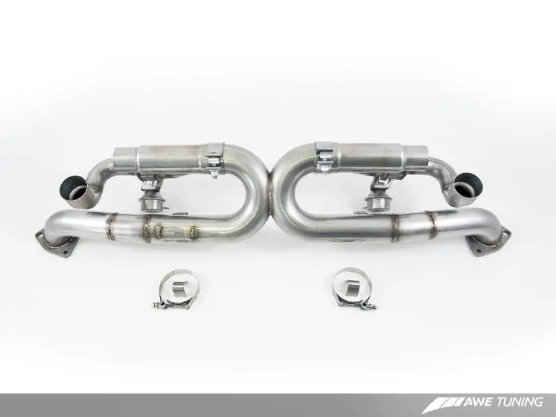 Awe Tuning Porsche 991 Switchpath Exhaust For Pse Cars Diamond Black Tips 1