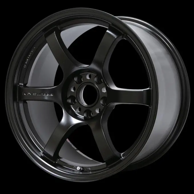 Gram Lights 57Dr 15X8.0 +35 5X114.3 Semi Gloss Black Wheel 1
