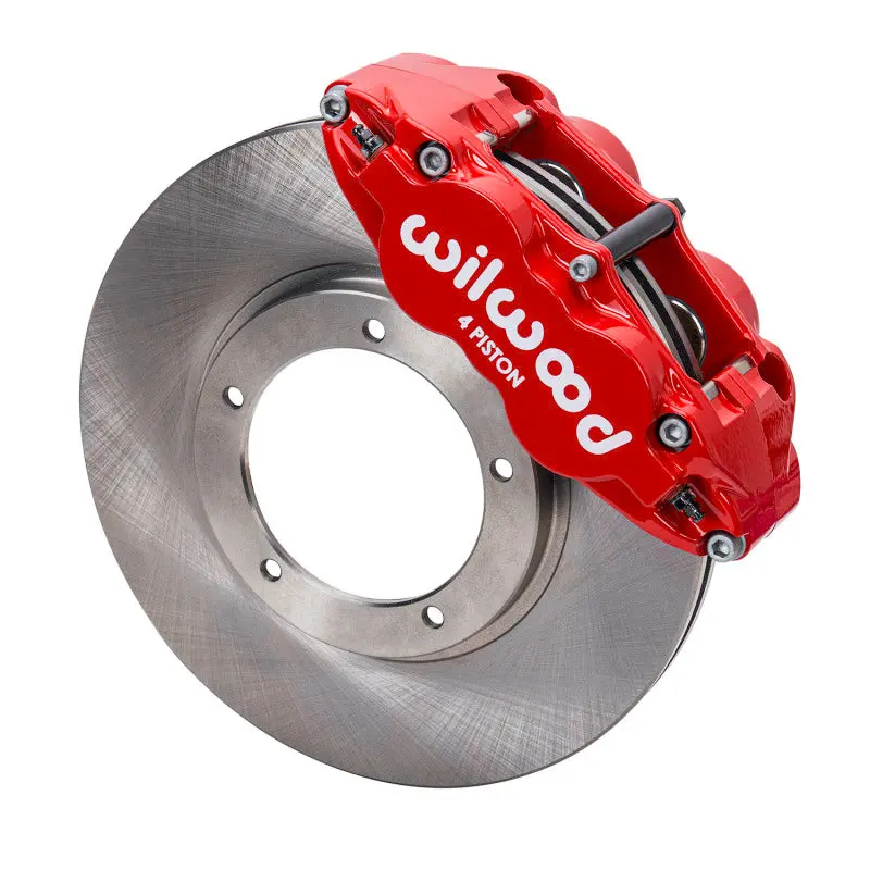 Wilwood 69-83 Porsche 911 Front Superlite Brake Kit 3.5In Mt Plain Face - Red 1