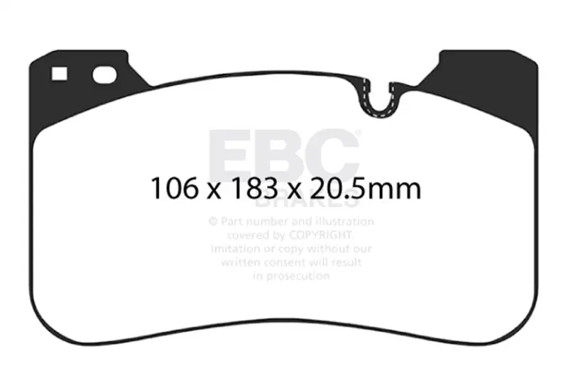 Ebc 2018+ Bmw M5 F90 Bluestuff Front Brake Pads 1