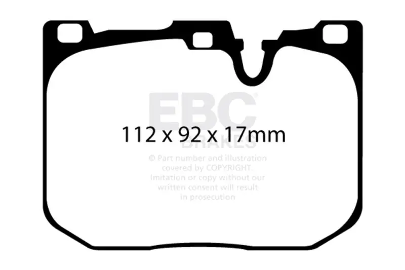 Ebc 2017+ Bmw M240 Coupe Bluestuff Front Brake Pads 1