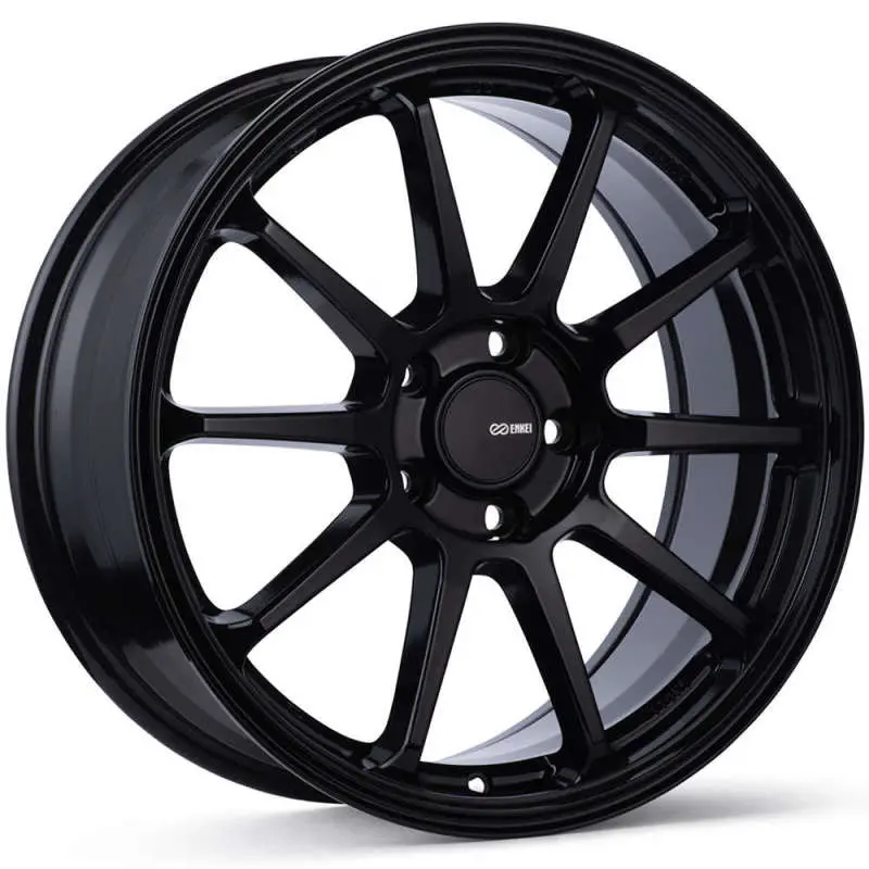 Enkei Px-10 18X8 5X100 45Mm Offset 72.6Mm Bore Gloss Black Wheel 1