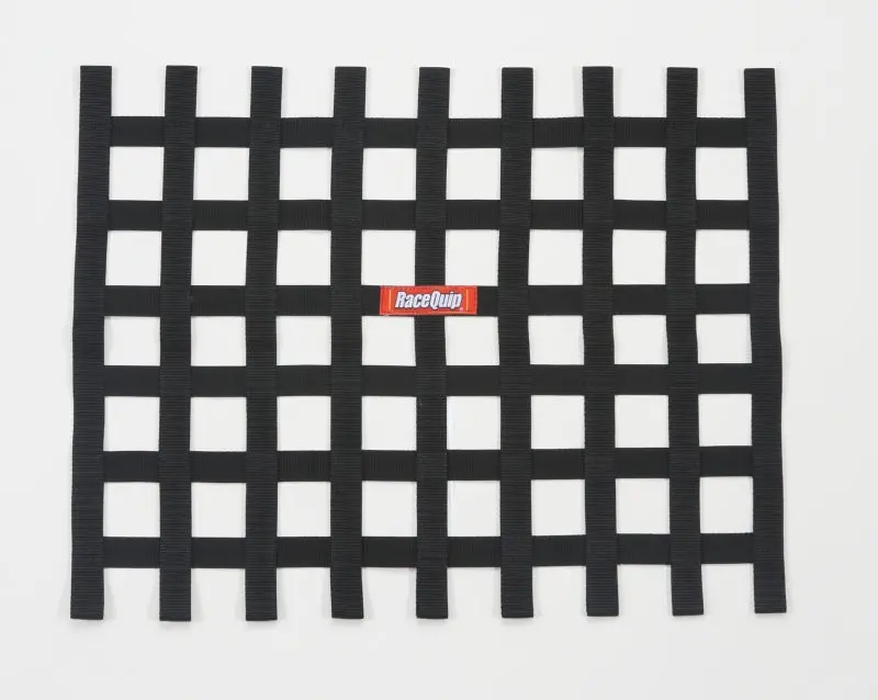 Racequip Black Ribbon Window Net 1