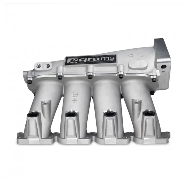 Grams Performance Vw Mk4 Large Port Intake Manifold - Raw Aluminum 1