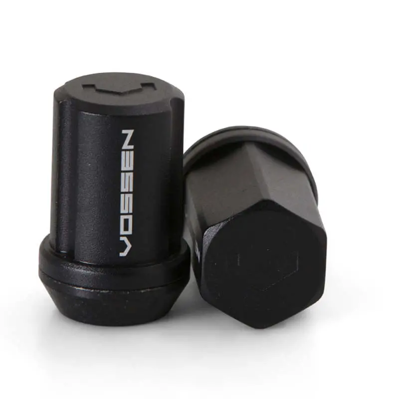 Vossen 35Mm Lock Nut - 12X1.5 - 19Mm Hex - Cone Seat - Black (Set Of 4) 1
