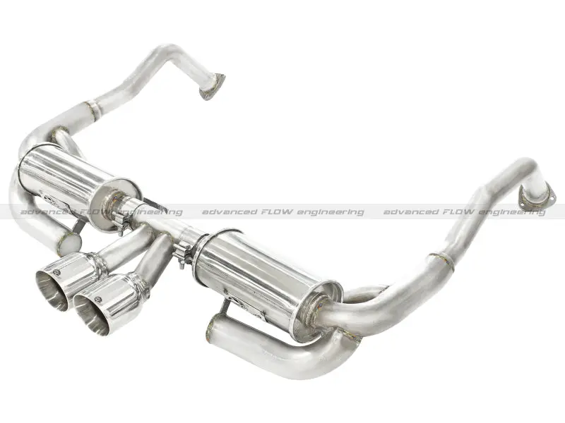 Afe Elite 05-12 Porsche Boxster S (987.1-987.2) H6 3.4L 304Ss Dual Cat-Back W/Dual Polished Tip Exht 1