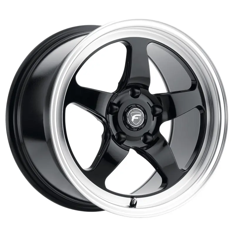 Forgestar D5 Drag 15X10 / 5X114.3 Bp / Et50 / 7.5In Bs Gloss Black Wheel 1