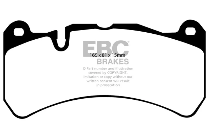 Ebc 07-08 Ferrari 430 Scuderia 4.3 Yellowstuff Front Brake Pads 1