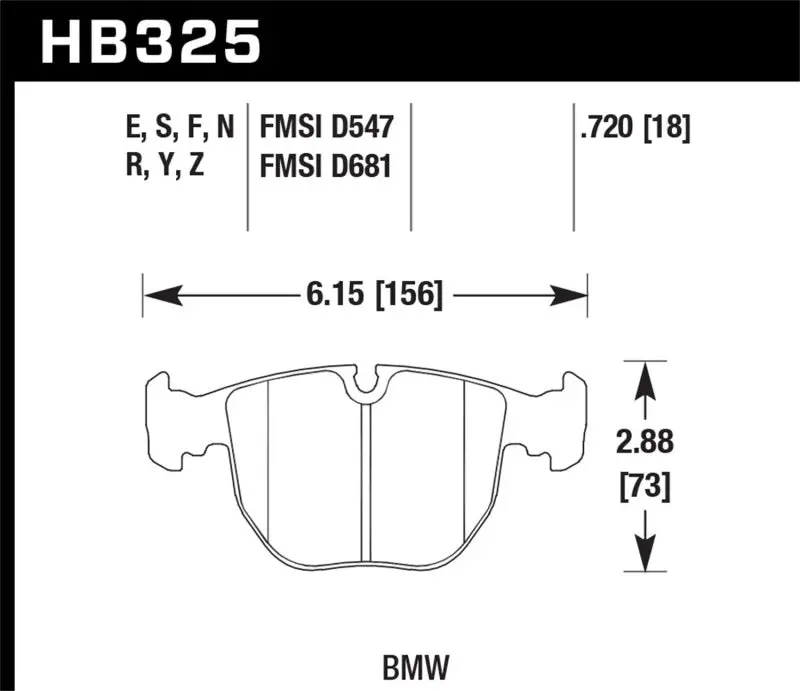 Hawk Hps Street Brake Pads 2