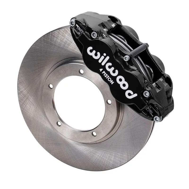 Wilwood 69-83 Porsche 911 Front Superlite Brake Kit 3.5In Mt Plain Face - Black 1