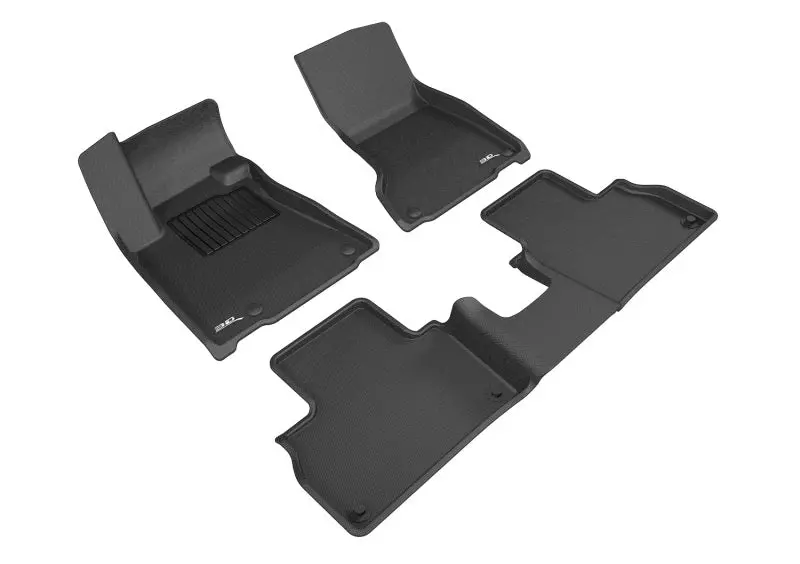 3D Maxpider 17-18 Maserati Levante Kagu Floor Mat- Black R1 R2 1