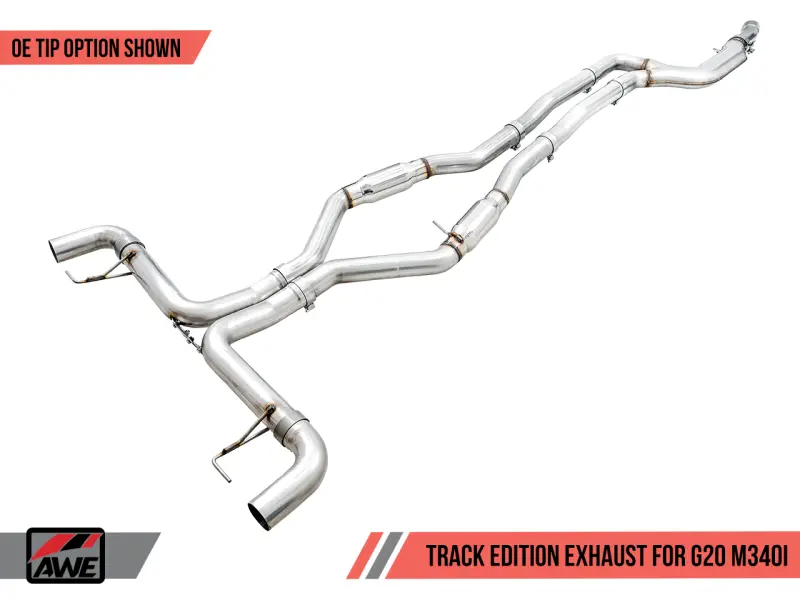 Awe Tuning 2019+ Bmw M340i (G20) Track Edition Exhaust (Use Oe Tips) 1