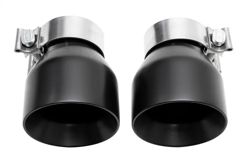 Soul 2020+ Porsche 718 Gt4 / Spyder / Gts 4.0L Bolt On Exhaust Tips - Ceramic Matte Black Slash Cut 1