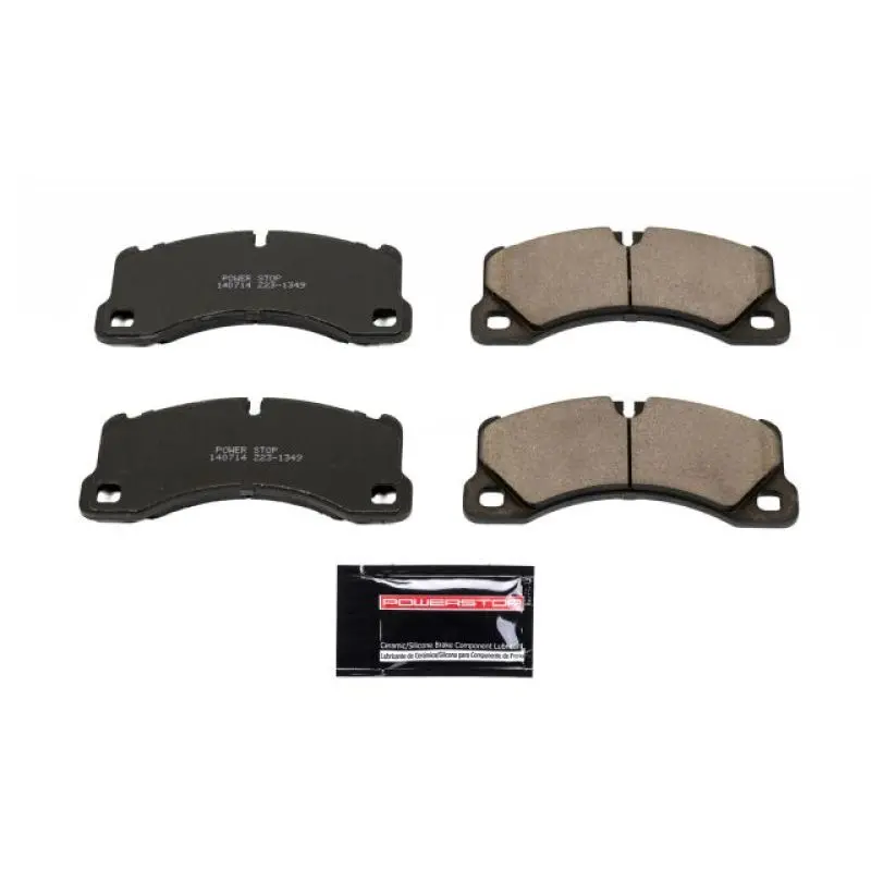 Power Stop 2008 Porsche Cayenne Front Z23 Evolution Sport Brake Pads W/Hardware 1