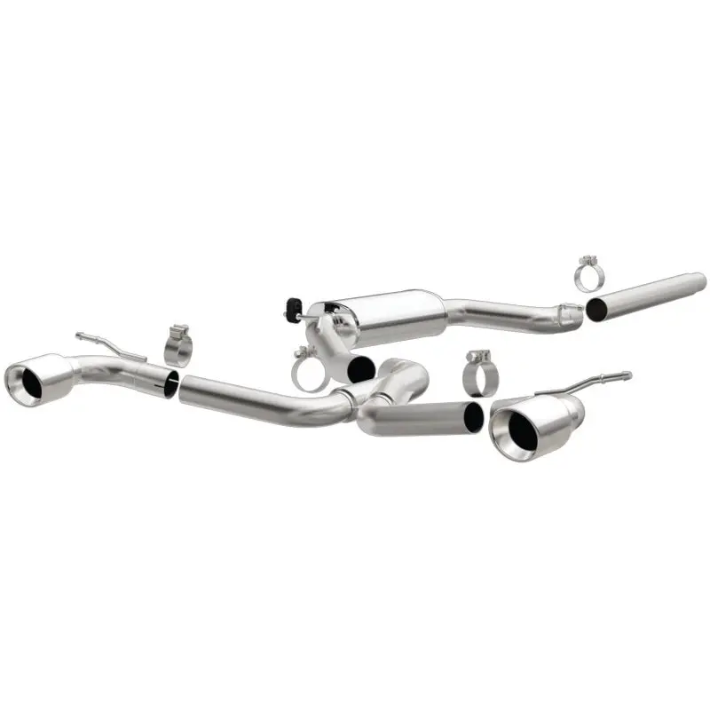Magnaflow Sys C/B Dual Split Rear Exit 4In Polished Tips 2015 Vw Gti 2.0L Turbo 1