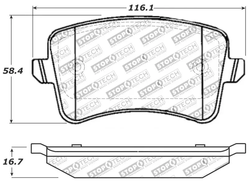 Stoptech Performance Brake Pads 2