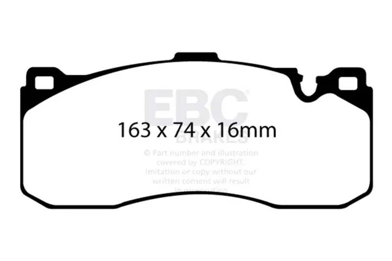 Ebc 08-10 Bmw 135 3.0 Twin Turbo Bluestuff Front Brake Pads 1