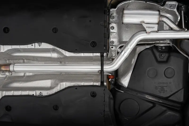 Mbrp 2022 Vw Golf Gti Mk8 T304 Ss 3In Cat-Back Exhaust 2.5In Dual Split Rear W/ Carbon Fiber Tips 2