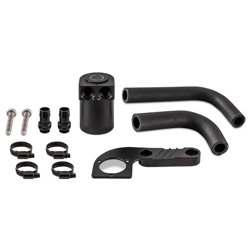 Mishimoto 2015+ Bmw F8x M3/M4 Baffled Oil Catch Can - Wrinkle Black 1