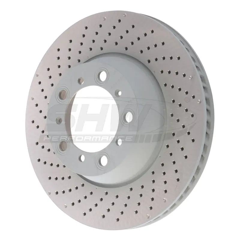 Shw 17-21 Porsche 911 Carrera 3.0L W/O Ceramic Brakes Left Rear Drilled Mb Brake Rotor (9P1615601) 1