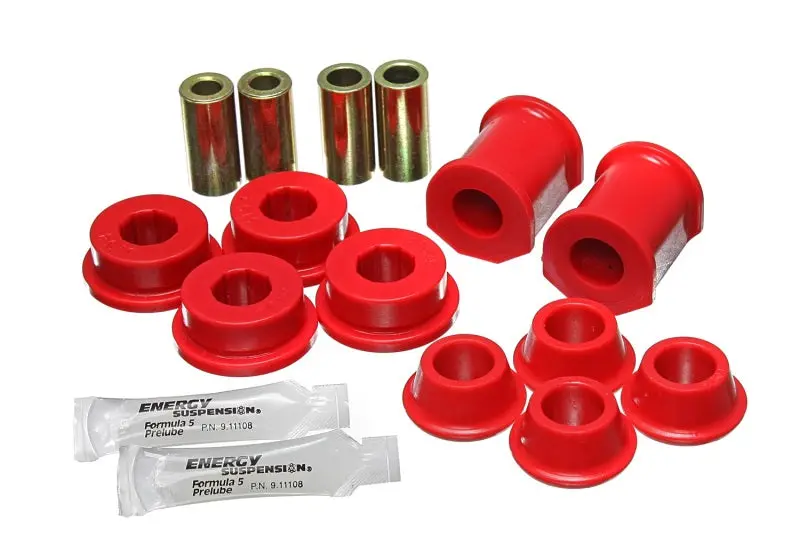 Energy Suspension 71-7/73 Vw Super Beetle (Cast) Red Front Control Arm Bushing Set 1