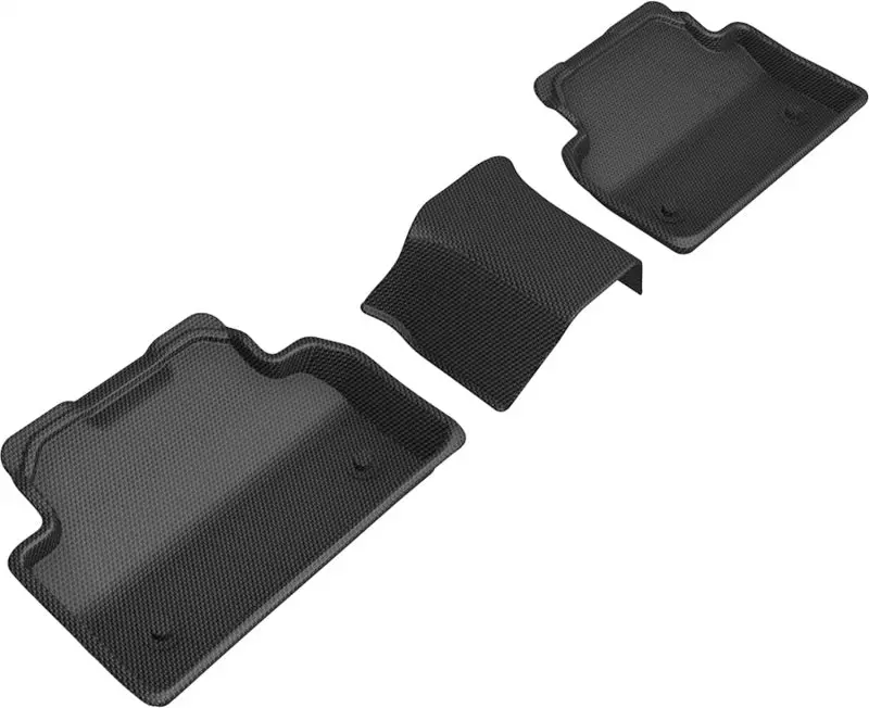 3D Maxpider 18-20 Jaguar E-Pace Kagu 2Nd Row Floormats - Black 1