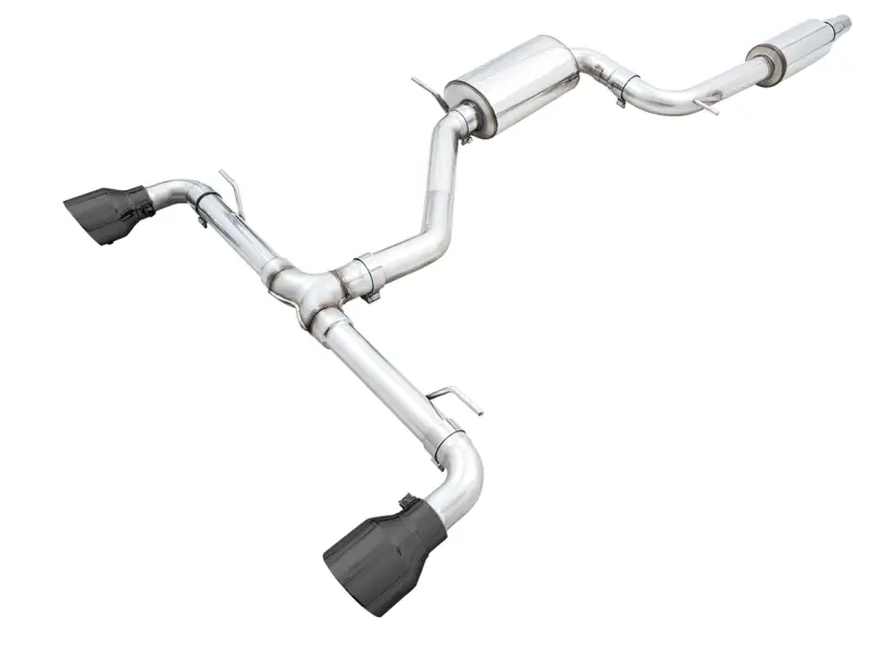 Awe 2022 Vw Gti Mk8 Touring Edition Exhaust - Diamond Black Tips 1