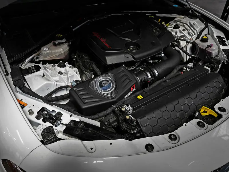 Afe Momentum Gt Pro 5R Cold Air Intake System 2017 Alfa Romeo Giulia I4 2.0L (T) 2