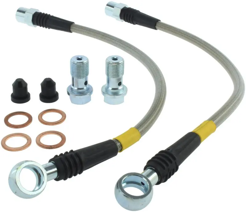 Stoptech 07-08 Audi Rs4 Rear Stainless Steel Brake Line Kit 1