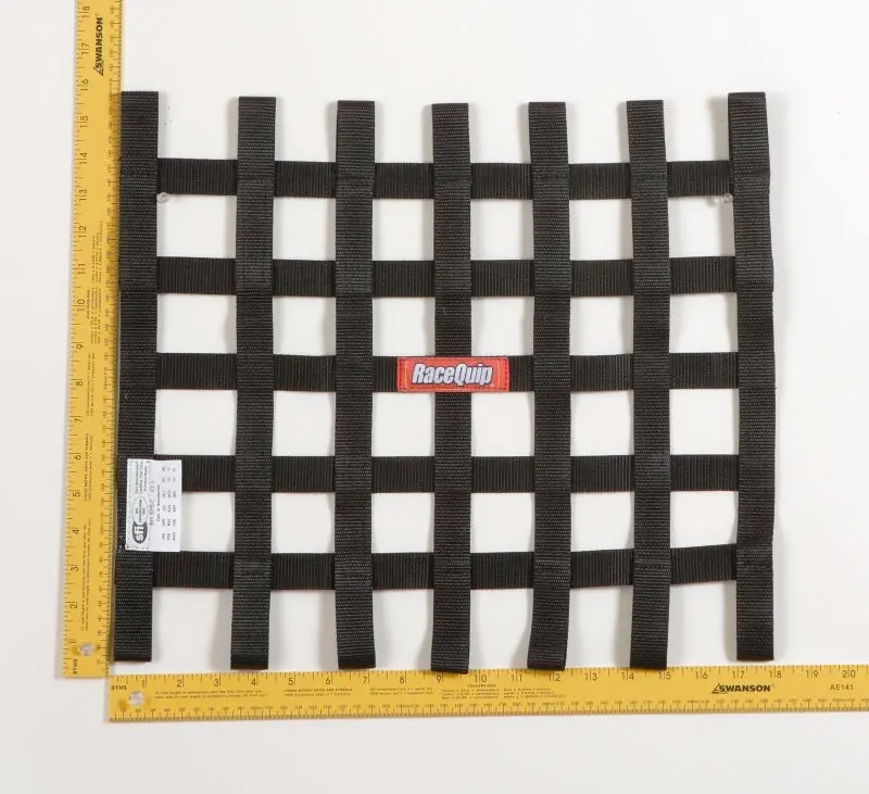 Racequip Black 15 X 18 Sfi Ribbon Net 1