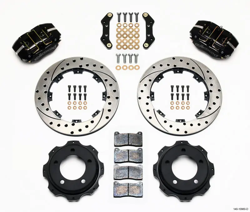 Wilwood Dynapro Rear Kit 12.19In Drilled Backdraft Cobra (Bmw E36 Based) 1