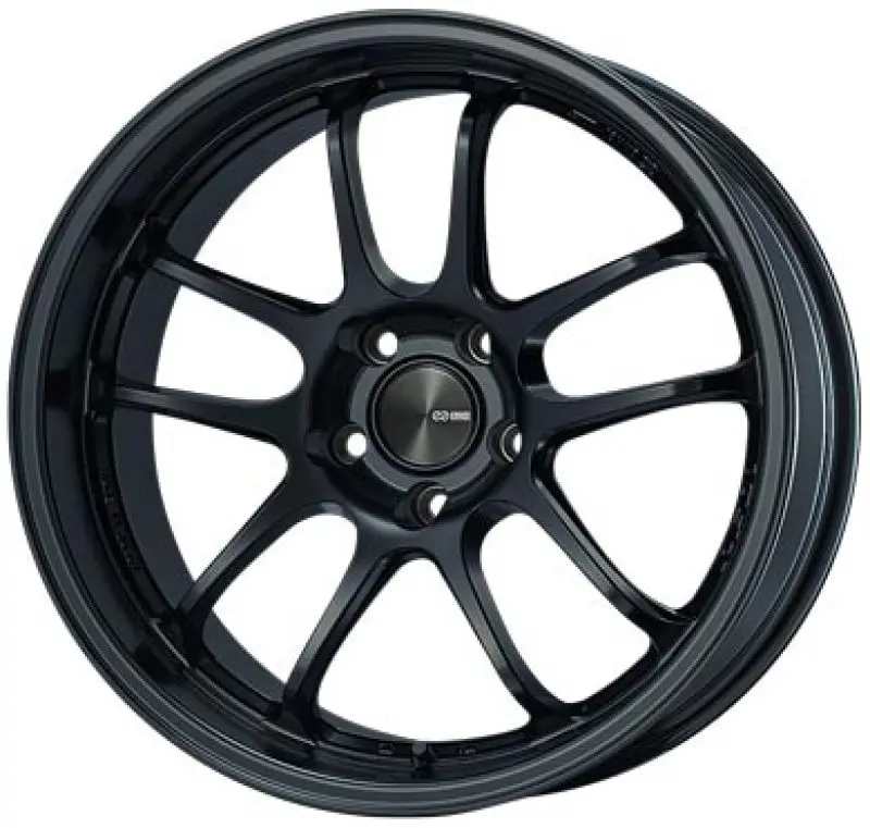 Enkei Pf01evo 17X9 0Mm Offset 5X114.3 75Mm Bore Matte Black Wheel Special Order / No Cancel 1