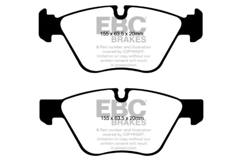 Ebc 08-10 Bmw 128 3.0 Yellowstuff Front Brake Pads 1